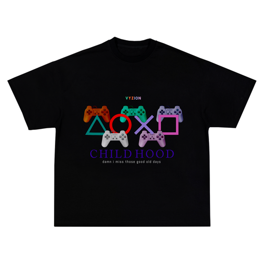 VYZION - Premium oversized T-shirt "Ps1"