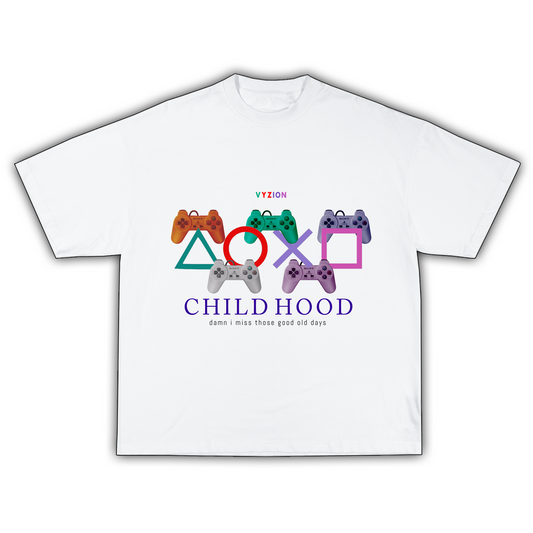 VYZION - Premium oversized T-shirt "Ps1"